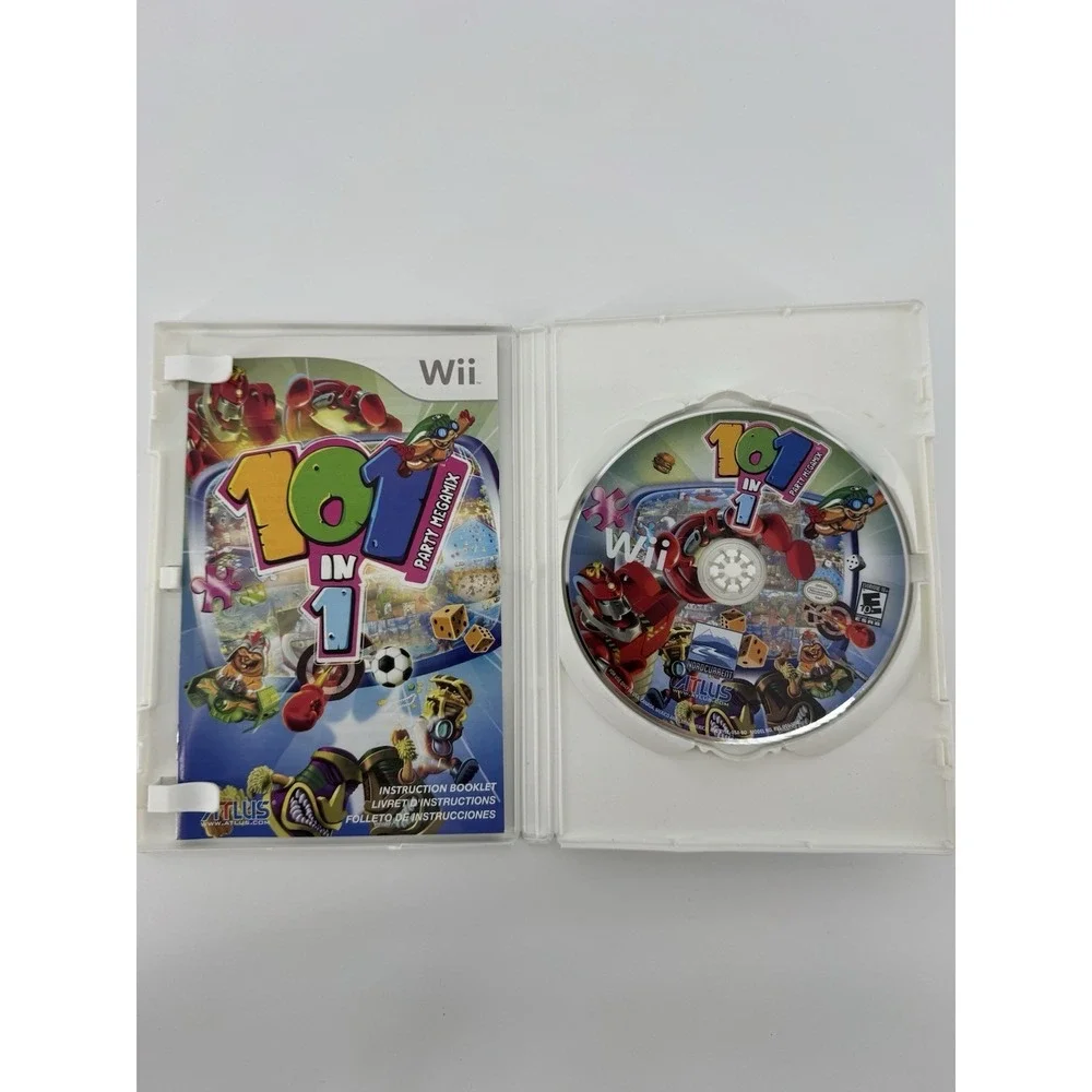 101 In 1 Party Megamix Nintendo Wii Atlus With‎ Manual CIB
